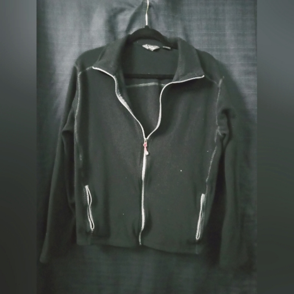 Eddie Bauer/Large/Black Fleece Jacket
